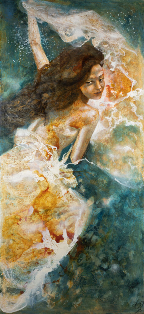 Obra realizada para la exposición Transfiguracions. Expuesta en el Auditorio de Sa Màniga. Cala Millor.